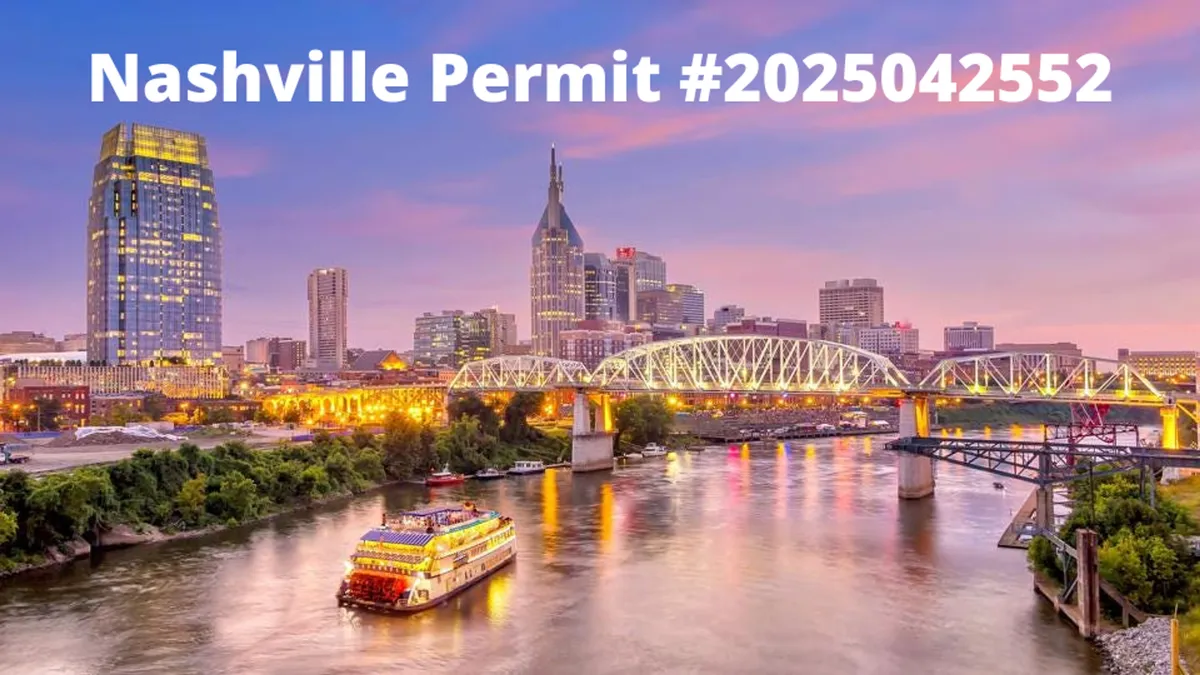 A sweeping city view featuring the Nashville skyline, riverboat, and bridges. The scene pulses with energy and hints at the vibrant music and nightlife culture that defines downtown Nashville, just a short walk from the property.